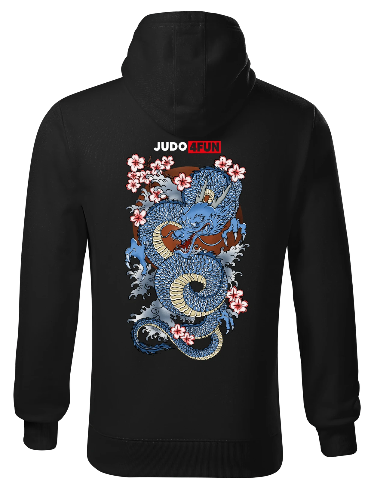 Mikina JUDO4FUN – zadní motiv Cesta Draka